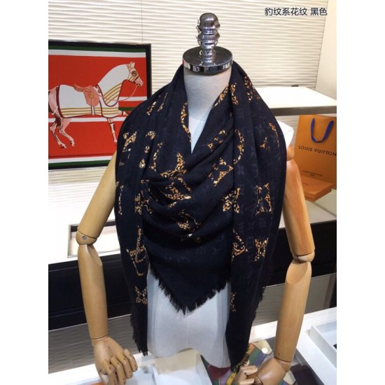 Fake Louis Vuitton Giant Jungle Monogram Shawl M75882 Replica