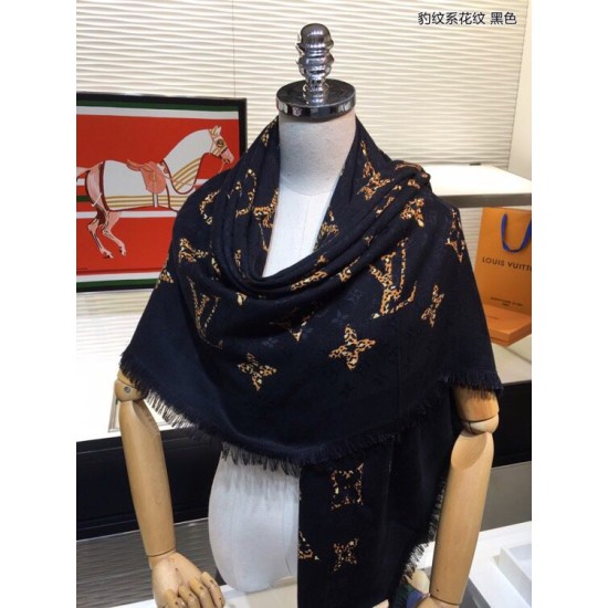 Fake Louis Vuitton Giant Jungle Monogram Shawl M75882 Replica