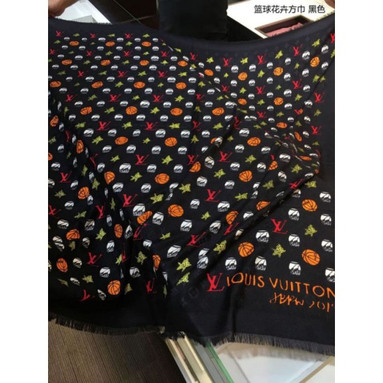 Replica Louis Vuitton Louis Vuitotn Jonas Wood X Monogram Shaw Black