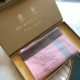 Replica Burberry Classic Check Cashmere Shawl 70 x 200 Pink