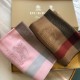 Replica Burberry Classic Check Cashmere Shawl 70 x 200 Pink