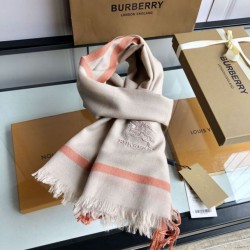 Replica Burberry Cashmere Solid Color Thin Schawl 80 x 200 Orange