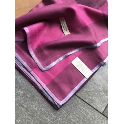 Replica Burberry classic thin section encryption texture velvet scarf Purple