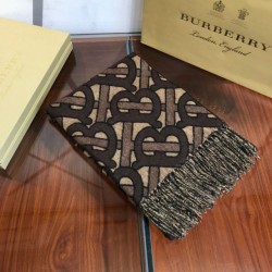 Fake Burberry TB Limit Edition Cashmere Shawl Coffee Replica