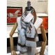 Replica Hermes Pop horse Cashmere Shawl 110 x 200 White