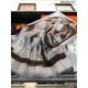 Replica Hermes Pop horse Cashmere Shawl 110 x 200 White