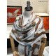 Replica Hermes Pop horse Cashmere Shawl 110 x 200 White