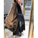Replica Louis Vuitton Giant Pop Monogram Cashmere Scarf Blue