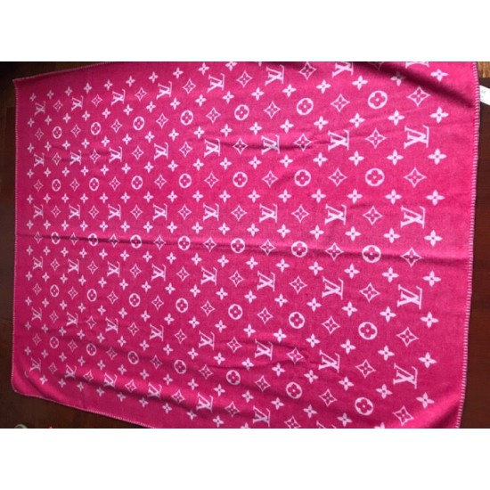 Fake Louis Vuitton Monogram Blanket Gray Replica