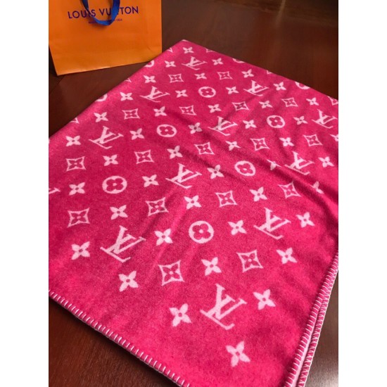 Fake Louis Vuitton Monogram Blanket Gray Replica