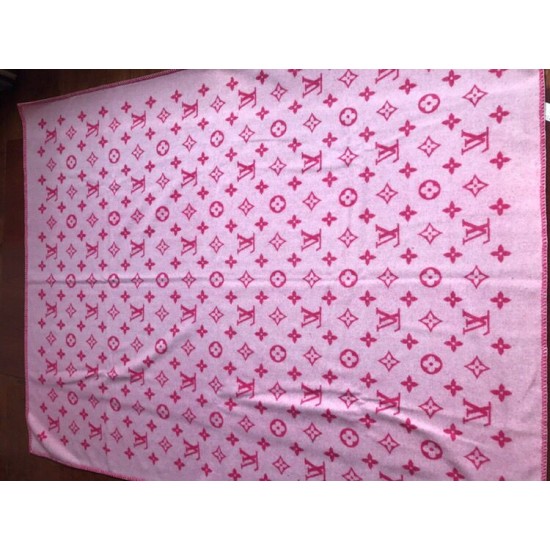 Fake Louis Vuitton Monogram Blanket Gray Replica