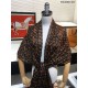 Fake Louis Vuitton Monogram Giant Jungle Shawl 110 x 200 Coffee Replica