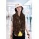 Fake Louis Vuitton Monogram Giant Jungle Shawl 110 x 200 Coffee Replica