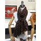 Fake Louis Vuitton Monogram Giant Jungle Shawl 110 x 200 Coffee Replica
