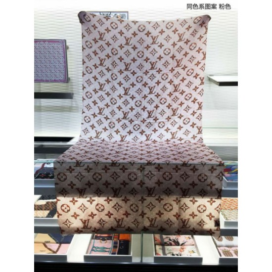 Fake Louis Vuitton Monogram Giant Jungle Shawl 110 x 200 Pink Replica