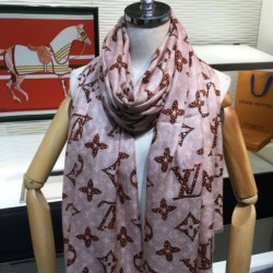 Fake Louis Vuitton Monogram Giant Jungle Shawl 110 x 200 Pink Replica