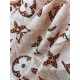 Fake Louis Vuitton Monogram Giant Jungle Shawl 110 x 200 Pink Replica