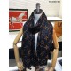 Fake Louis Vuitton Monogram Giant Jungle Shawl 110 x 200 Black Replica