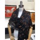 Fake Louis Vuitton Monogram Giant Jungle Shawl 110 x 200 Black Replica