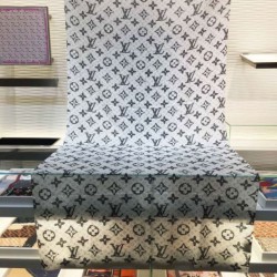 Replica Louis Vuitton Monogram Giant Jungle Shawl 110 x 200 White