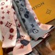 Replica Louis Vuitton Giant Pop Monogram Cashmere Scarf Pink
