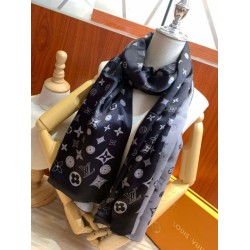 Replica Louis Vuitton Giant Pop Monogram Cashmere Scarf Gay