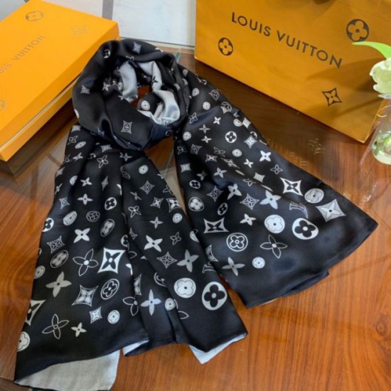 Replica Louis Vuitton Giant Pop Monogram Cashmere Scarf Gay