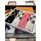 Replica Louis Vuitton Edge Pattern Monogram Cashmere Schawl Pink