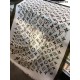 Replica Louis Vuitton Edge Pattern Monogram Cashmere Schawl Beige