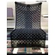 Replica Louis Vuitton Edge Pattern Monogram Cashmere Schawl Black