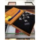 Replica Louis Vuitton Edge Pattern Monogram Cashmere Schawl Black