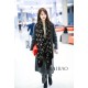 Replica Louis Vuitton Edge Pattern Monogram Cashmere Schawl Black