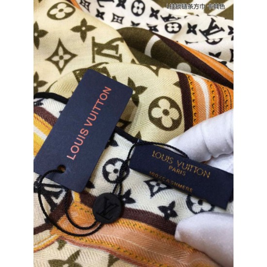 Replica Louis Vuitton Confidential Monogram Square 140 Khaki