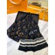 Replica Louis Vuitton Giant Jungle Stole Monogram Schawl 100 x 200 Black
