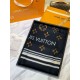 Replica Louis Vuitton Giant Jungle Stole Monogram Schawl 100 x 200 Black