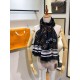 Replica Louis Vuitton Giant Jungle Stole Monogram Schawl 100 x 200 Black