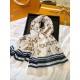 Replica Louis Vuitton Giant Jungle Stole Monogram Schawl 100 x 200 Pink