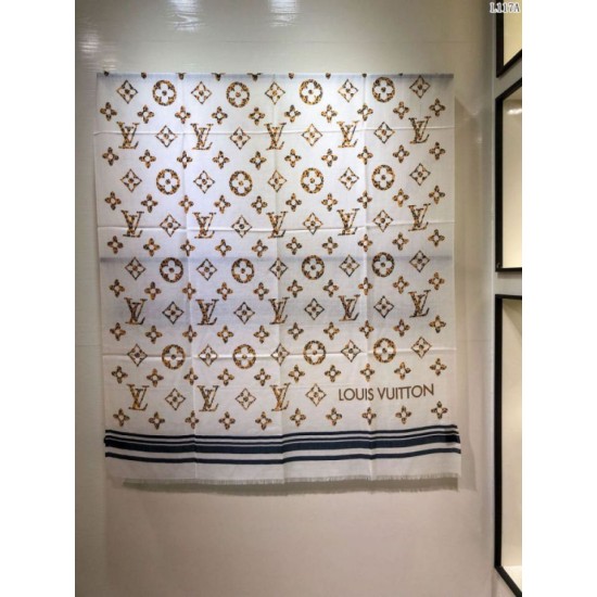 Replica Louis Vuitton Giant Jungle Stole Monogram Schawl 100 x 200 Pink