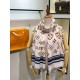 Replica Louis Vuitton Giant Jungle Stole Monogram Schawl 100 x 200 Pink