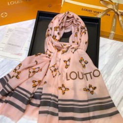 Fake Louis Vuitton Giant Jungle Stole Monogram Schawl 100 x 200 White Replica