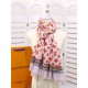 Replica Louis Vuitton Cashmere Silk Schawl Pink