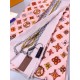 Replica Louis Vuitton Cashmere Silk Schawl Pink