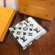 Replica Louis Vuitton Monogram Supreme Cashmere Silk Schawl Black /White