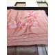 Replica Louis Vuitton Classic Monogram Silk Shawl Pink 140