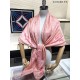 Replica Louis Vuitton Classic Monogram Silk Shawl Pink 140