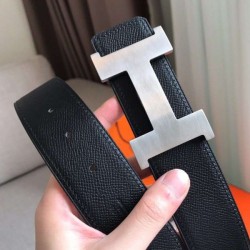 Replica Hermes Constance 2 Belt Buckle Black Epsom 42MM Strap