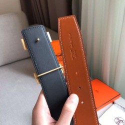 Replica Hermes Constance 2 Belt Buckle Gold/Noir Swift 42MM Strap