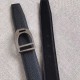 Replica Hermes Etrier Buckle Belt Black Clemence 32 MM Strap