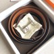 Fake Hermes H d'Ancre Reversible Belt Brown/Noir Leather Replica Replica Hermes H d'Ancre Reversible Belt Brown/Noir Leather