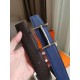 Fake Hermes H d'Ancre Reversible Belt Indigo/Black Epsom Leather Replica Replica Hermes H d'Ancre Reversible Belt Indigo/Black Epsom Leather